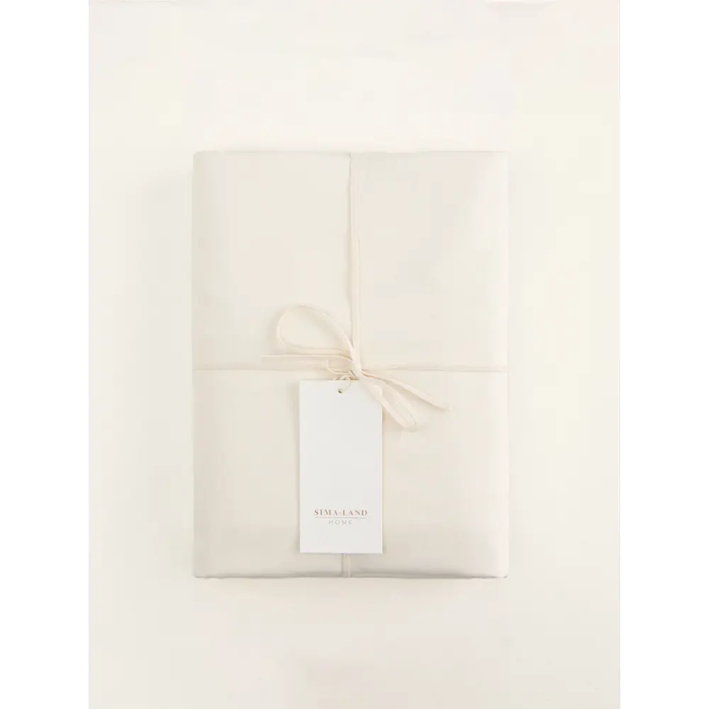 Фото 4 Простыня Sima-land home Subtle 180x214 см хлопок на резинке цвет бежевый Фото 4 Простыня Sima-land home Subtle 180x214 см хлопок на резинке цвет бежевый