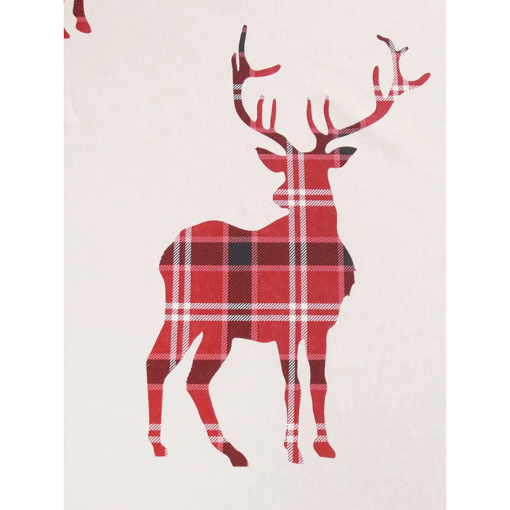 Фото 4 Простыня Этель Scottish deer 200x220 см хлопок на резинке цвет разноцветный Фото 4 Простыня Этель Scottish deer 200x220 см хлопок на резинке цвет разноцветный