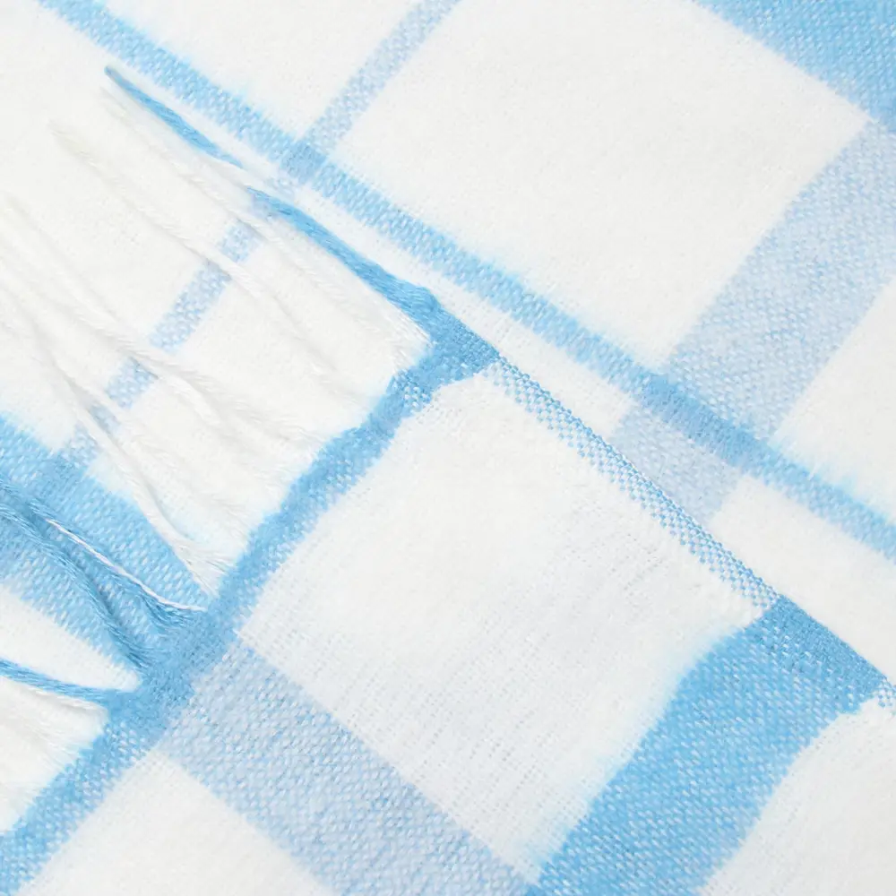 Фото 9 Плед Влади Palermo 140x200 см шерсть цвет белый Фото 9 Плед Влади Palermo 140x200 см шерсть цвет белый