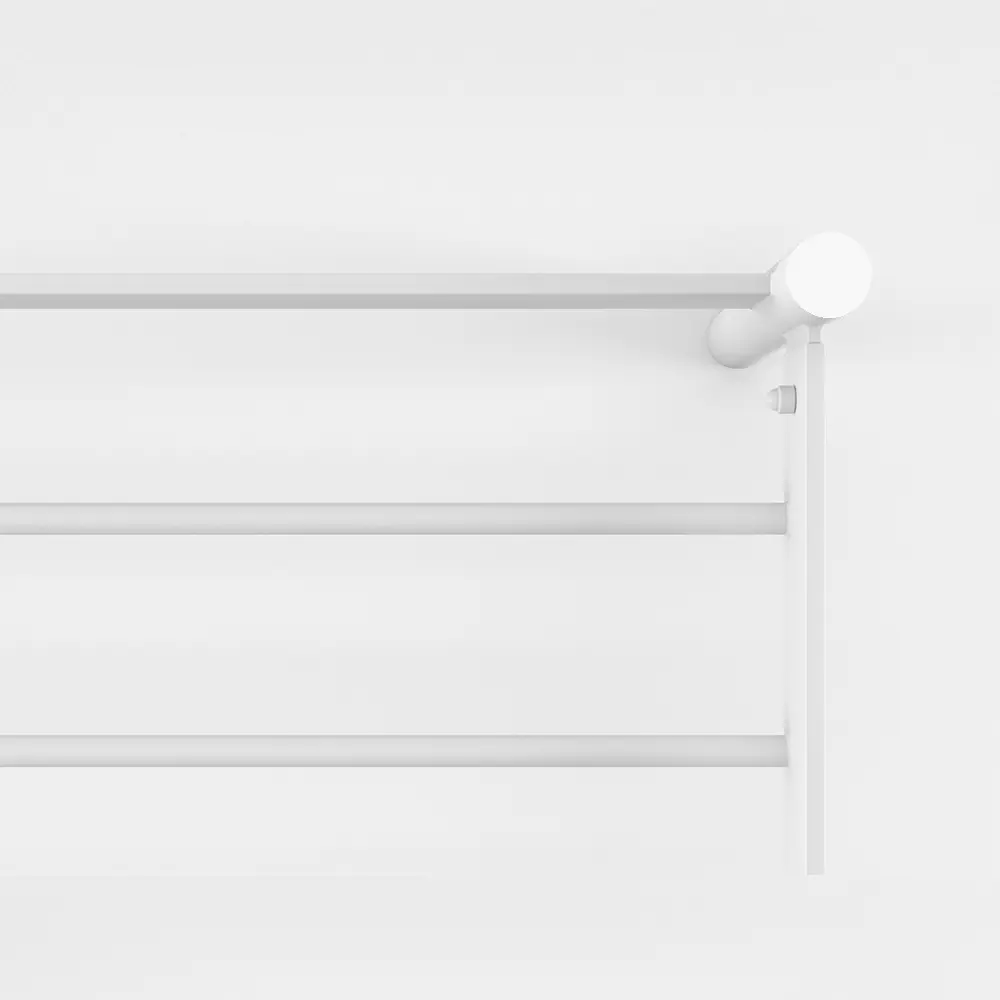 Фото 2 Кровать Стиллмет Колумбиа 200x90 см металлическое основание цвет белый Фото 2 Кровать Стиллмет Колумбиа 200x90 см металлическое основание цвет белый