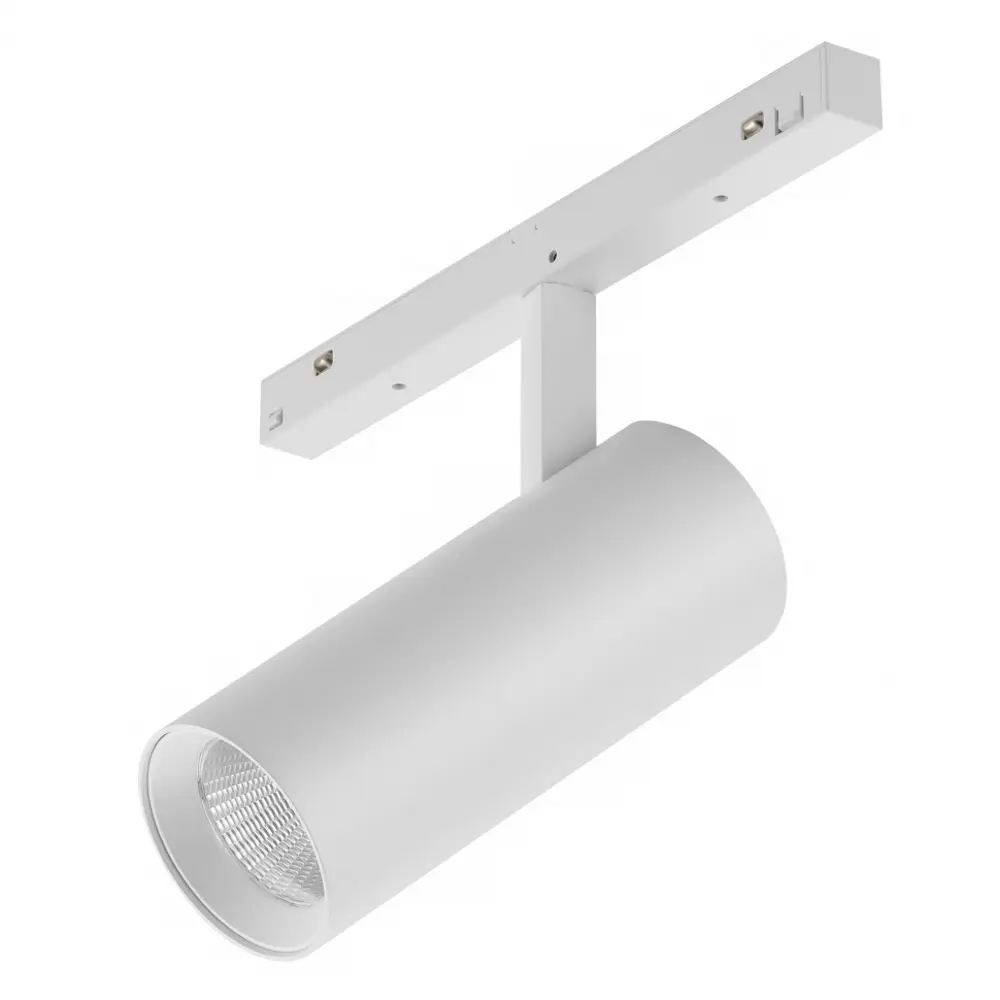 Фото Трековый светильник спот светодиодный Iledex 4822-006-d55-18w-38dg-3000k-wh 18 Вт магнитный теплый белый (желтый) свет цвет белый