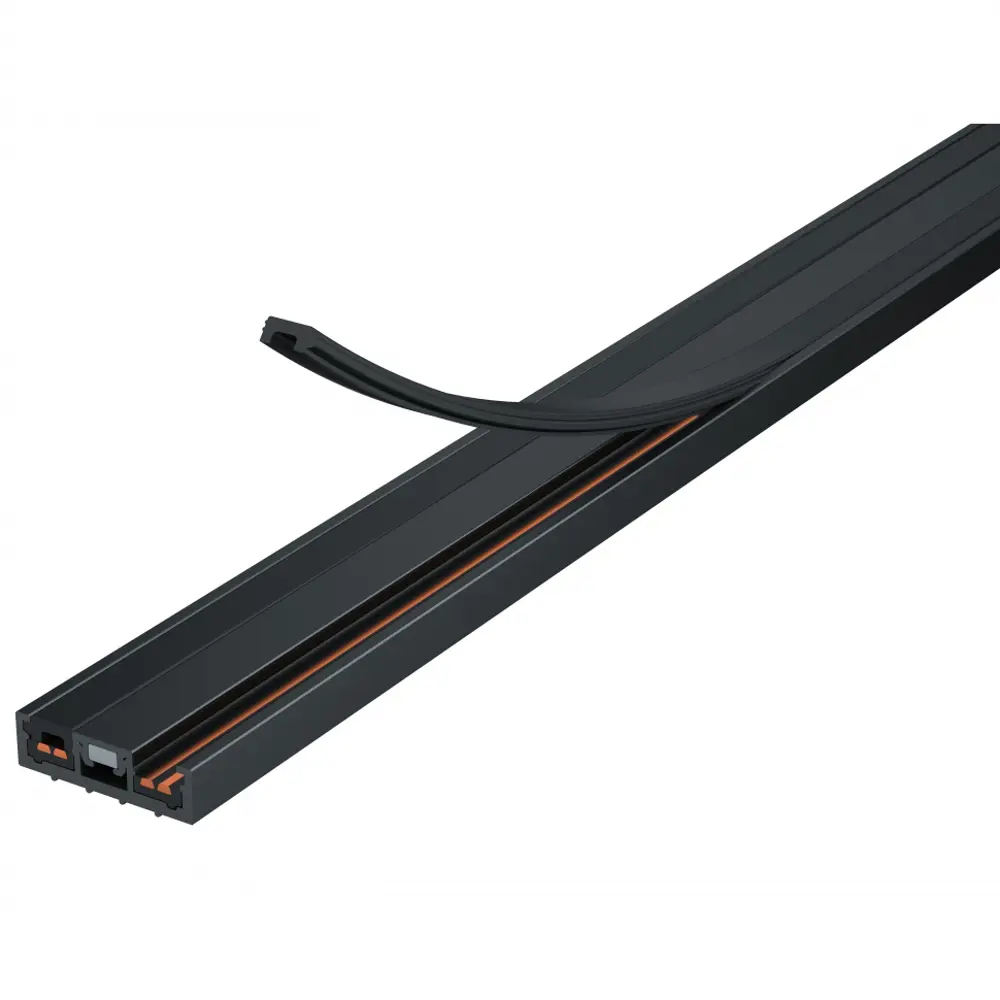 Фото 3 Трековый шинопровод накладной магнитный Iledex 4825-25-7-1000-bk 100 см цвет черный Фото 3 Трековый шинопровод накладной магнитный Iledex 4825-25-7-1000-bk 100 см цвет черный