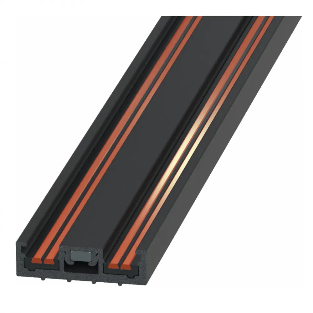 Фото 2 Трековый шинопровод накладной магнитный Iledex 4825-25-7-1000-bk 100 см цвет черный Фото 2 Трековый шинопровод накладной магнитный Iledex 4825-25-7-1000-bk 100 см цвет черный