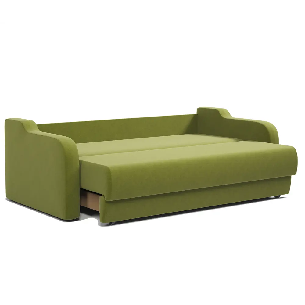 Фото 5 Диван раскладной Гамма Грант М 140 224x102x109 см велюр цвет зеленый Фото 5 Диван раскладной Гамма Грант М 140 224x102x109 см велюр цвет зеленый