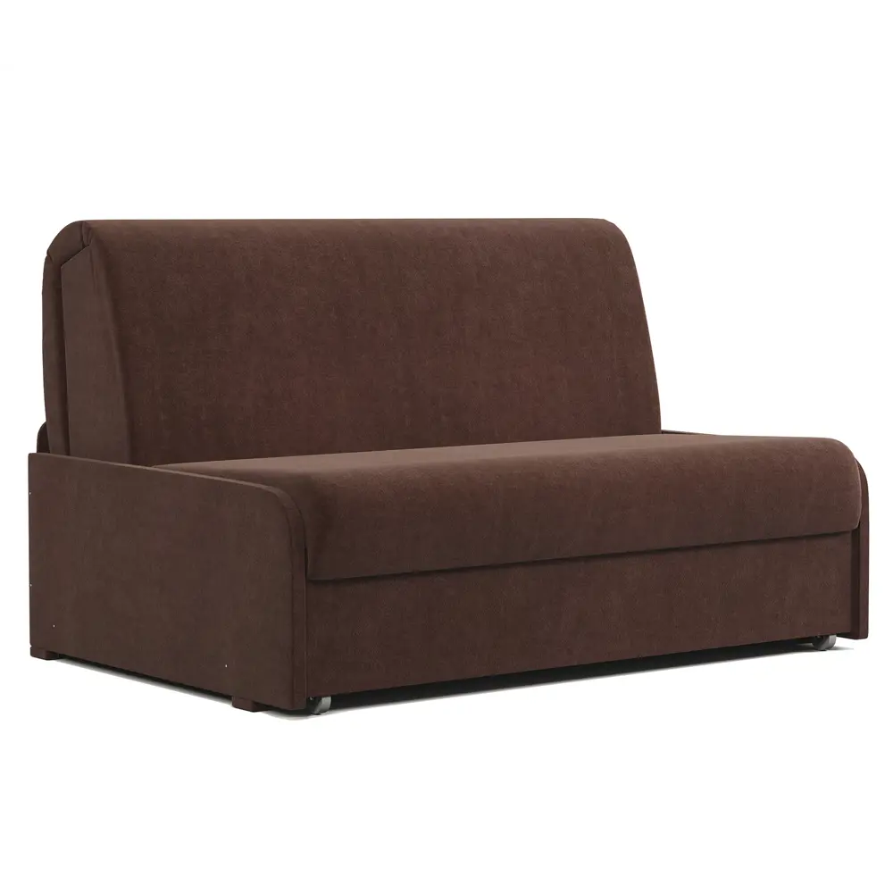 Фото Диван раскладной Гамма Коломбо БП 146x95x110 см велюр цвет шоколадный Фото Диван раскладной Гамма Коломбо БП 146x95x110 см велюр цвет шоколадный