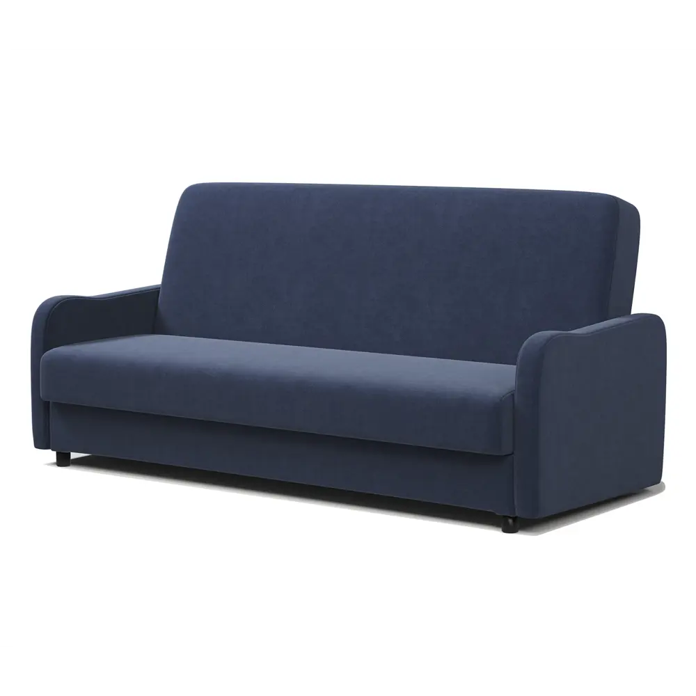 Фото 3 Диван раскладной Гамма Лига М 204x89x93 см велюр цвет синий Фото 3 Диван раскладной Гамма Лига М 204x89x93 см велюр цвет синий