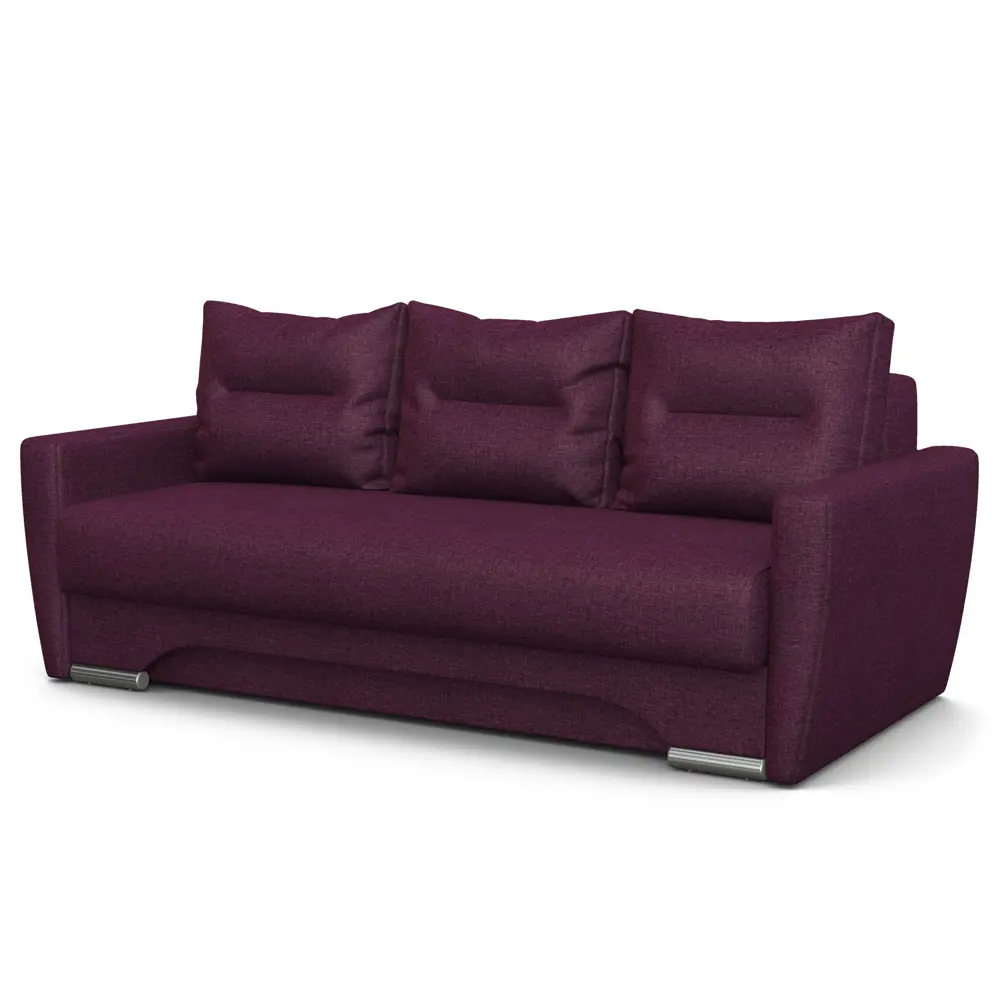 Фото 3 Диван раскладной Гамма Опера 130 216x70x95 см рогожка цвет фиолетовый Фото 3 Диван раскладной Гамма Опера 130 216x70x95 см рогожка цвет фиолетовый