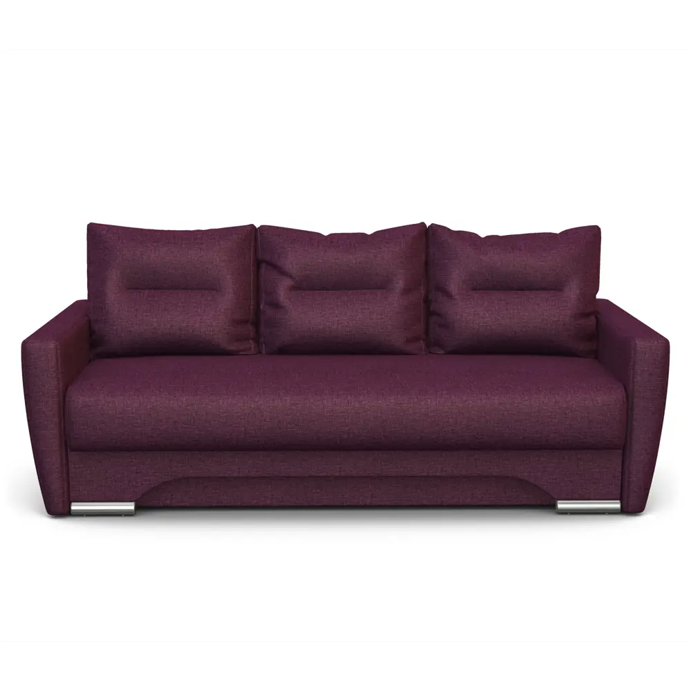 Фото 2 Диван раскладной Гамма Опера 130 216x70x95 см рогожка цвет фиолетовый Фото 2 Диван раскладной Гамма Опера 130 216x70x95 см рогожка цвет фиолетовый
