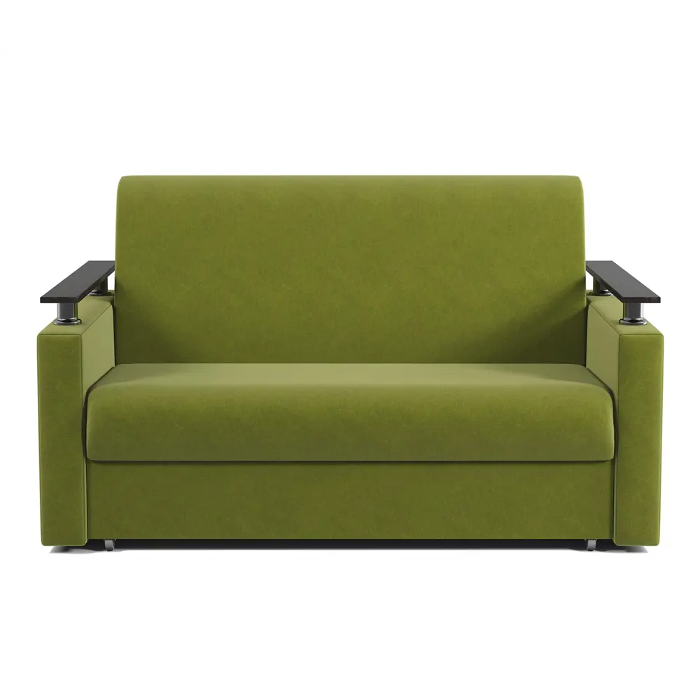 Фото 3 Диван раскладной Гамма Шарм 140 160x95x110 см велюр цвет зеленый Фото 3 Диван раскладной Гамма Шарм 140 160x95x110 см велюр цвет зеленый