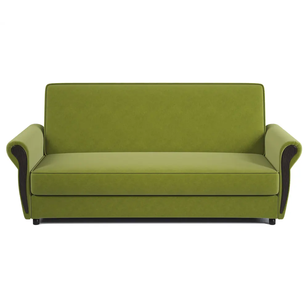 Фото 2 Диван раскладной Гамма Классика М 120 220x92x92 см велюр цвет зеленый Фото 2 Диван раскладной Гамма Классика М 120 220x92x92 см велюр цвет зеленый