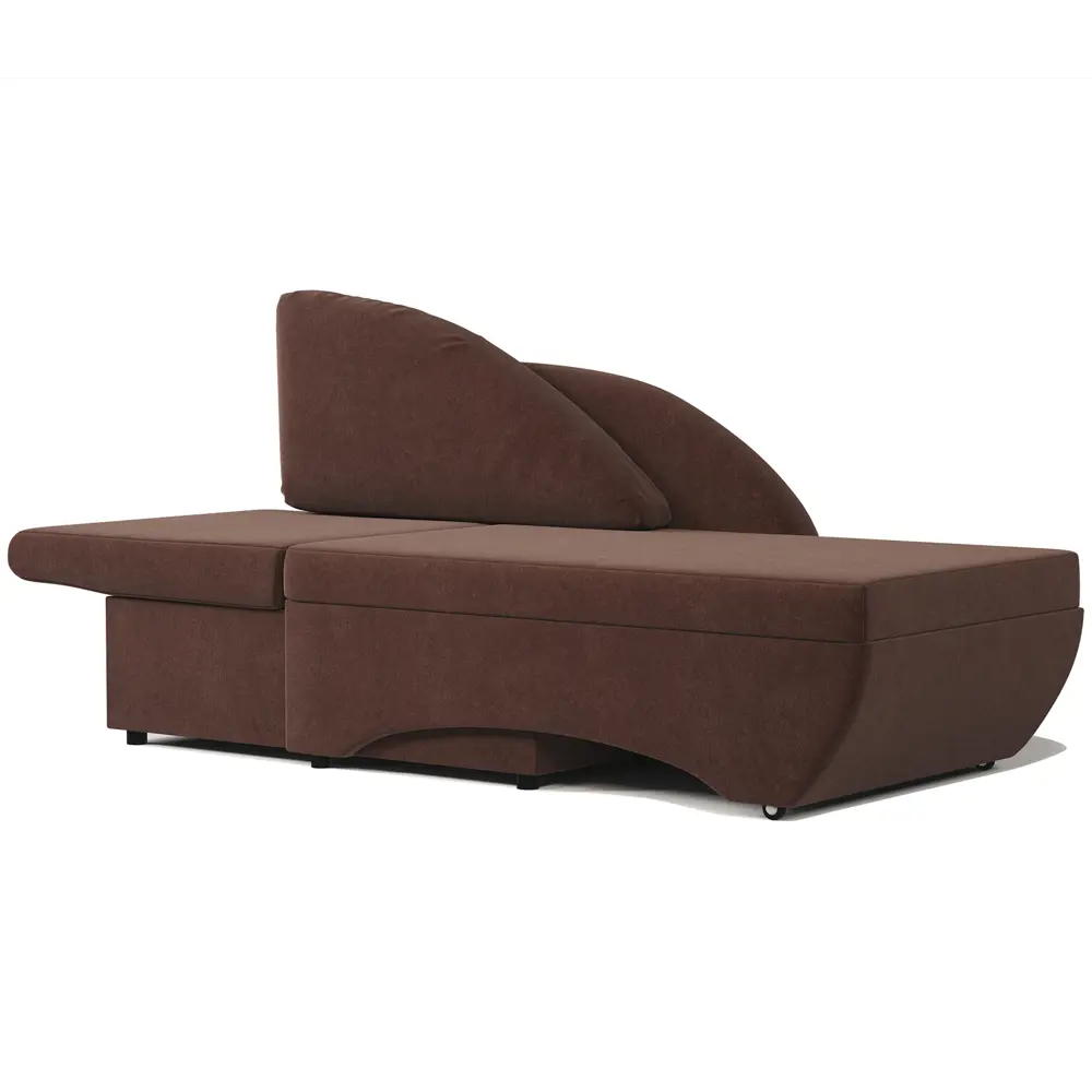 Фото 5 Кушетка Гамма Трио угол левый 152x82x87 см велюр цвет шоколадный Фото 5 Кушетка Гамма Трио угол левый 152x82x87 см велюр цвет шоколадный