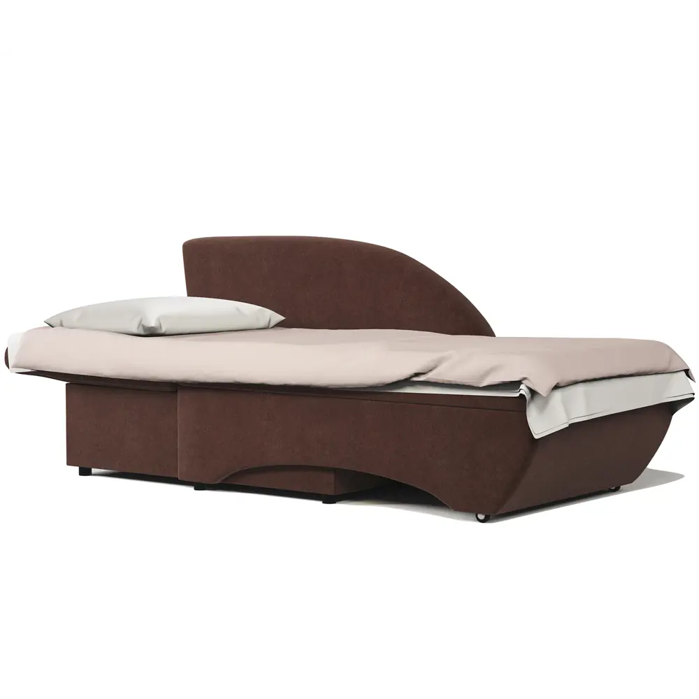 Фото 6 Кушетка Гамма Трио угол левый 152x82x87 см велюр цвет шоколадный Фото 6 Кушетка Гамма Трио угол левый 152x82x87 см велюр цвет шоколадный