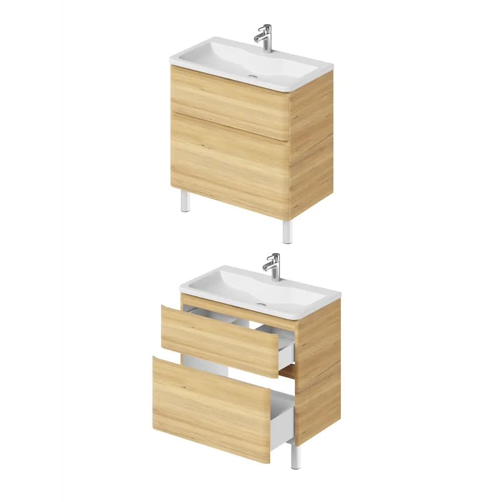 Фото 9 Тумба под раковину напольная Итана 4657839166108 78.4см цвет дуб мавелла голд Фото 9 Тумба под раковину напольная Итана 4657839166108 78.4см цвет дуб мавелла голд