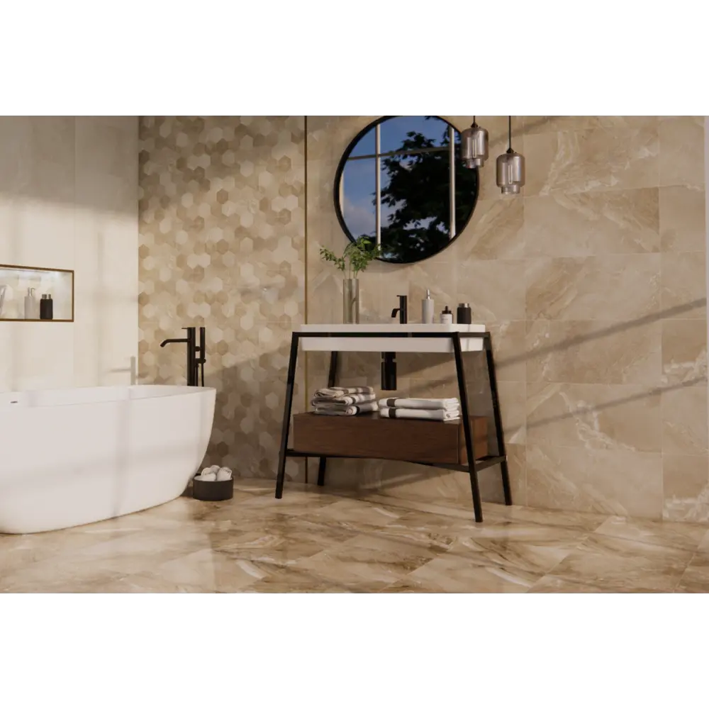 Фото 4 Керамогранит Eurotile Istambul 4810839063581 41.2x41.2см цвет бежевый Фото 4 Керамогранит Eurotile Istambul 4810839063581 41.2x41.2см цвет бежевый