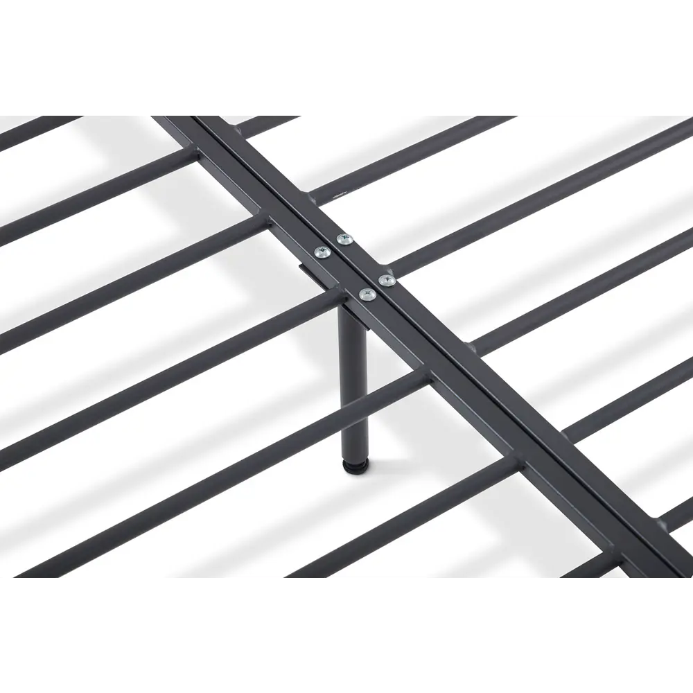 Фото 3 Кровать Стиллмет Никса 200x140 см металлическое основание цвет черный Фото 3 Кровать Стиллмет Никса 200x140 см металлическое основание цвет черный