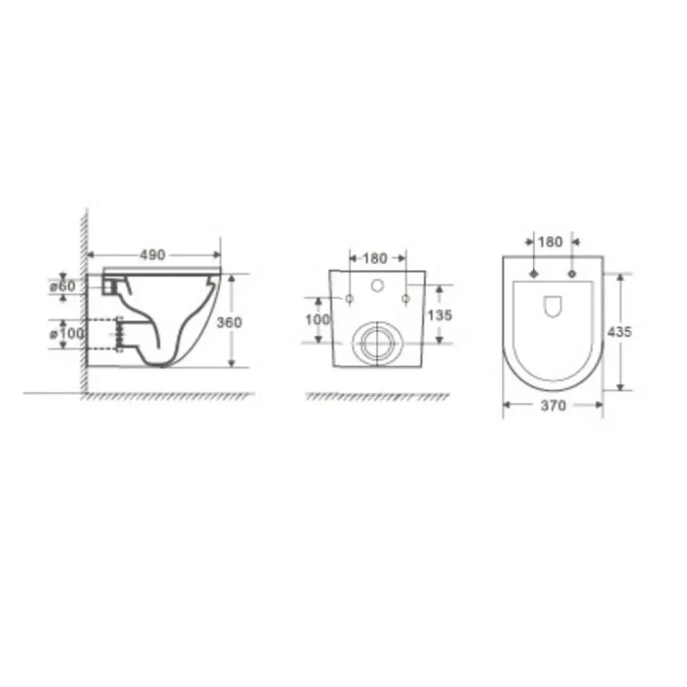 Фото 6 Комплект инсталляции 3 в 1 Enio Tecnico EN8050050 с подвесным унитазом WeltWasser Merzbach GL-WT и кнопка белая матовая Rotondo Фото 6 Комплект инсталляции 3 в 1 Enio Tecnico EN8050050 с подвесным унитазом WeltWasser Merzbach GL-WT и кнопка белая матовая Rotondo