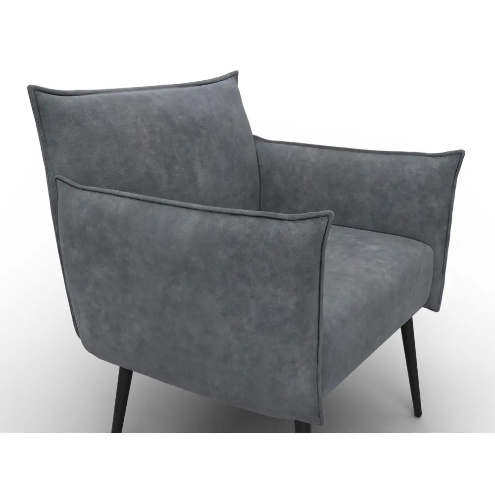 Фото 3 Кресло Лига диванов Лига-083 132323 80x81x65 см велюр цвет велюр brut 16 темно-серый Фото 3 Кресло Лига диванов Лига-083 132323 80x81x65 см велюр цвет велюр brut 16 темно-серый