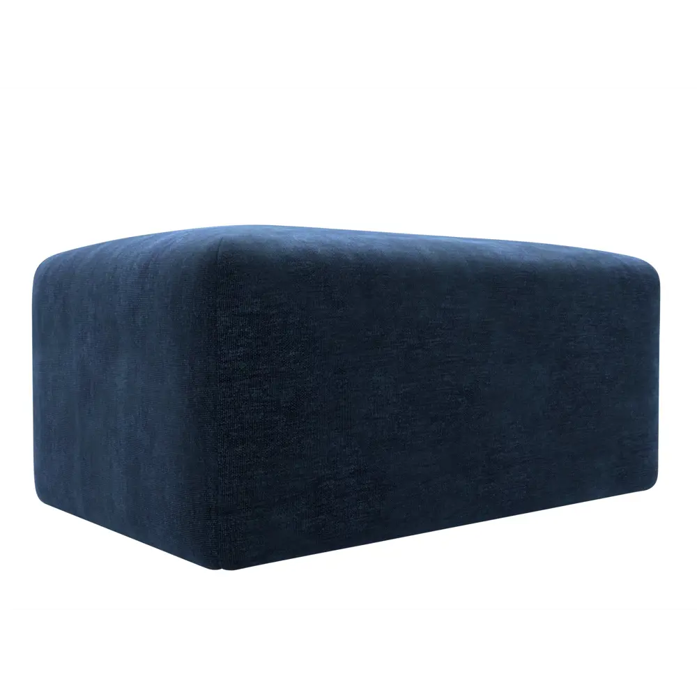 Фото Пуф жаккард Лига диванов Лига-060 нпб rimini 10 синий 100x43 см 129575