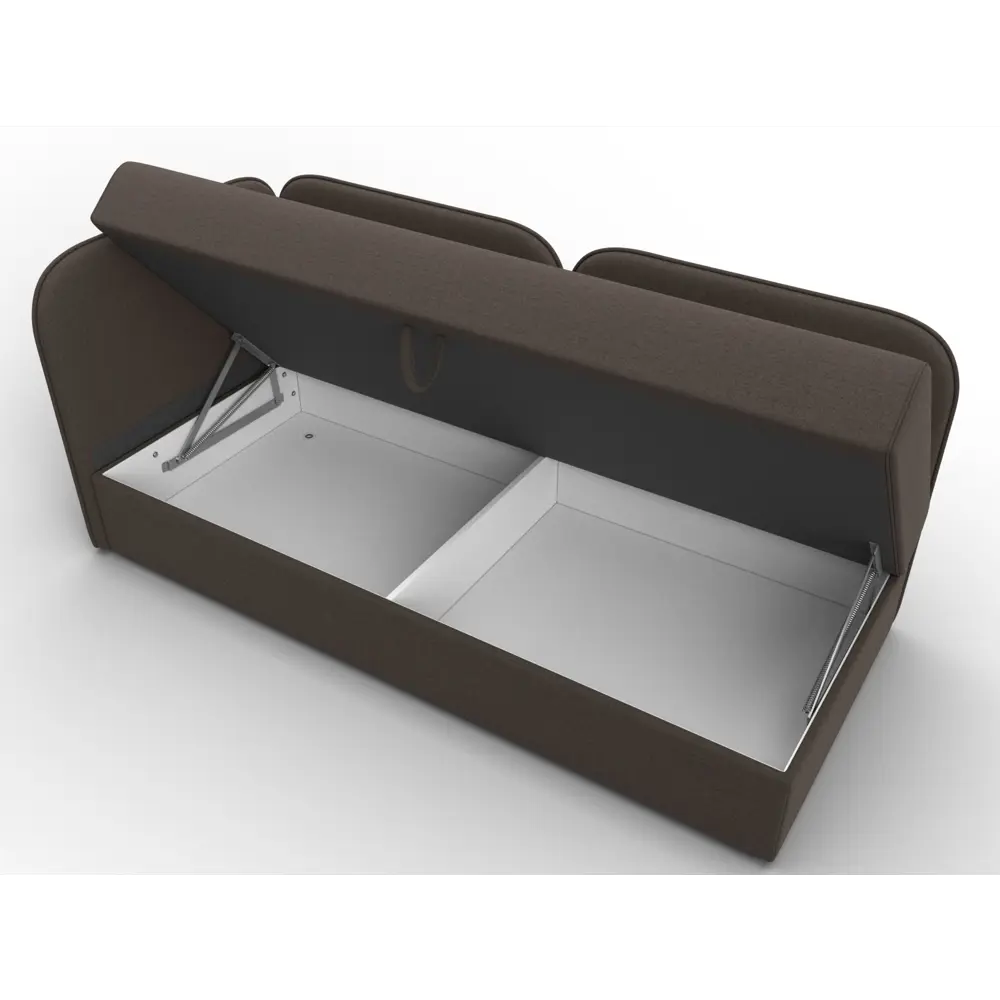 Фото 7 Тахта Лига диванов Лига-094 НПБ 132526L 194x46x89 см рогожка цвет амур 05 коричневый Фото 7 Тахта Лига диванов Лига-094 НПБ 132526L 194x46x89 см рогожка цвет амур 05 коричневый