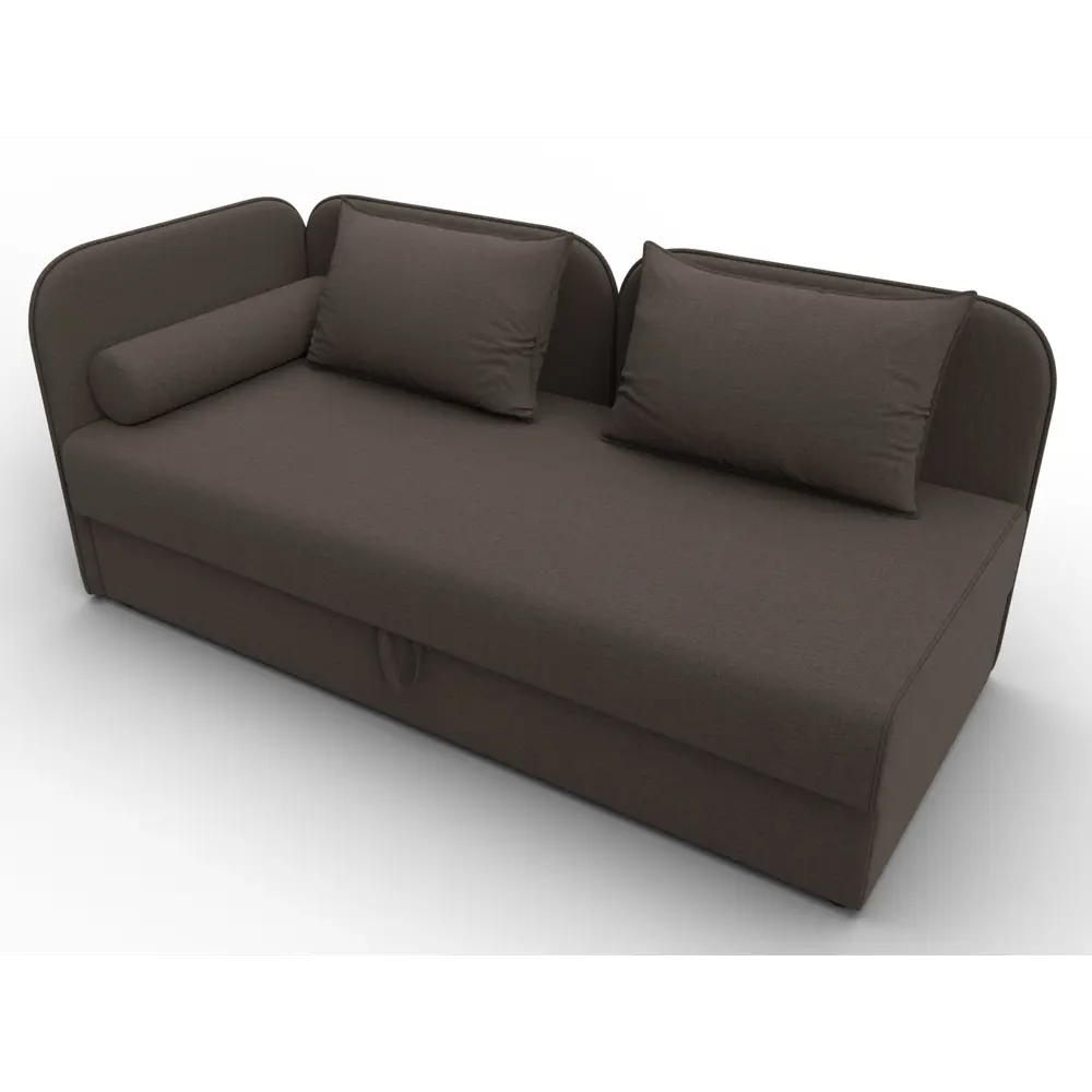 Фото 6 Тахта Лига диванов Лига-094 НПБ 132526L 194x46x89 см рогожка цвет амур 05 коричневый Фото 6 Тахта Лига диванов Лига-094 НПБ 132526L 194x46x89 см рогожка цвет амур 05 коричневый