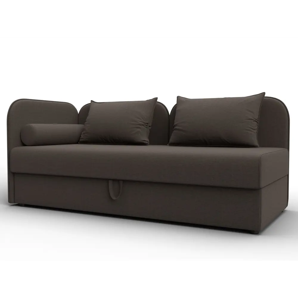 Фото Тахта Лига диванов Лига-094 НПБ 132526L 194x46x89 см рогожка цвет амур 05 коричневый Фото Тахта Лига диванов Лига-094 НПБ 132526L 194x46x89 см рогожка цвет амур 05 коричневый