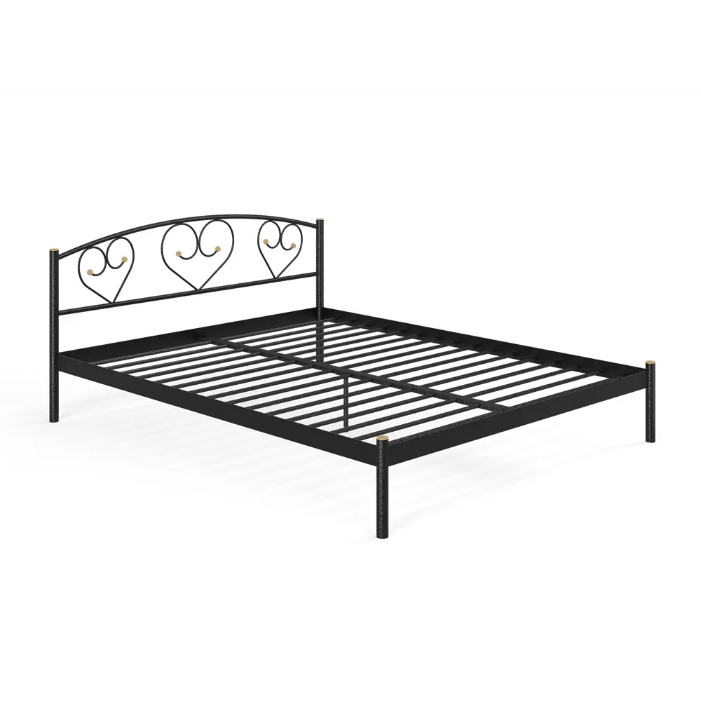 Фото 2 Кровать Стиллмет Дарина 200x160 см металлическое основание цвет черный Фото 2 Кровать Стиллмет Дарина 200x160 см металлическое основание цвет черный