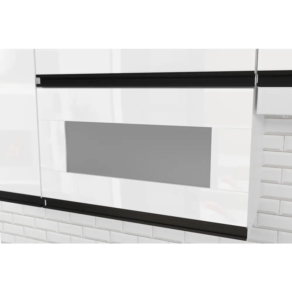 Фото 6 Кухонный гарнитур Ультра/лотос Герда Лотос ультра 200x217x60 см ЛДСП цвет белый глянец Фото 6 Кухонный гарнитур Ультра/лотос Герда Лотос ультра 200x217x60 см ЛДСП цвет белый глянец