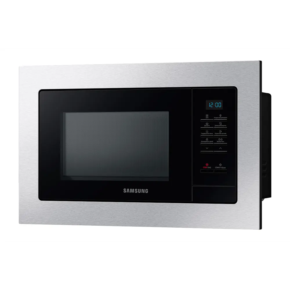 Фото 2 Встраиваемая микроволновая печь Samsung MS23A7013AT/BW 23 л 48.9x43.5x34.6 см цвет нержавеющая сталь Фото 2 Встраиваемая микроволновая печь Samsung MS23A7013AT/BW 23 л 48.9x43.5x34.6 см цвет нержавеющая сталь