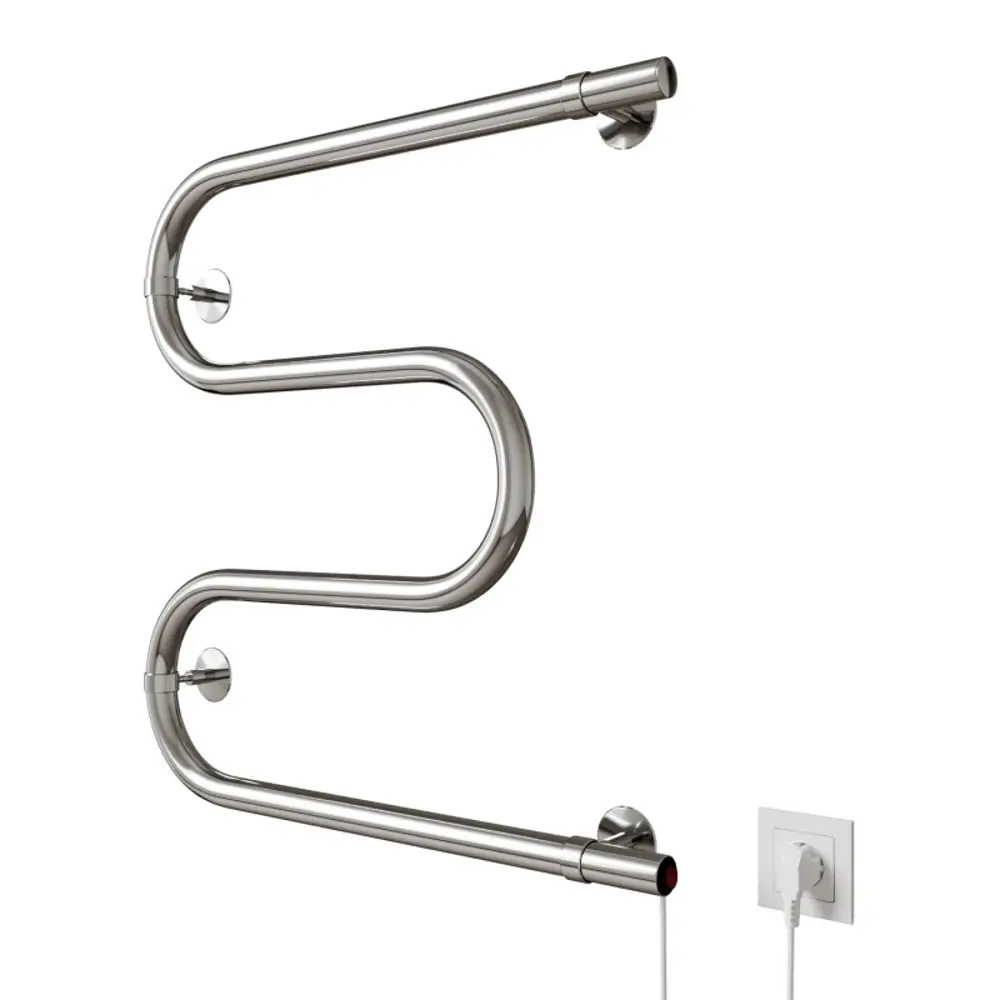 Фото Полотенцесушитель электрический Mixline SIMPLE 500x525 мм 153 Вт M-образный цвет серый Фото Полотенцесушитель электрический Mixline SIMPLE 500x525 мм 153 Вт M-образный цвет серый