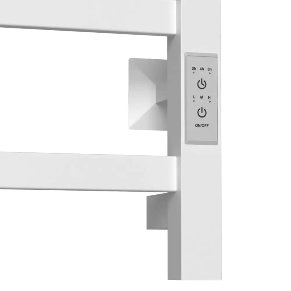 Фото 3 Полотенцесушитель электрический Mixline TRIUMPH 540x800 мм 545 Вт с полкой лесенка цвет белый Фото 3 Полотенцесушитель электрический Mixline TRIUMPH 540x800 мм 545 Вт с полкой лесенка цвет белый