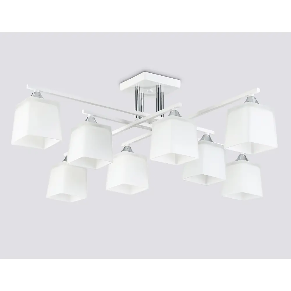 Фото 4 Люстра потолочная Ambrella light Traditional Tr303043 8 ламп 25 м² цвет белый Фото 4 Люстра потолочная Ambrella light Traditional Tr303043 8 ламп 25 м² цвет белый