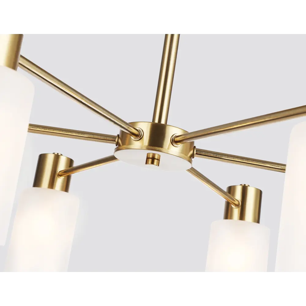 Фото 3 Люстра на штанге Ambrella light Traditional Tr9581 6 ламп 20 м² цвет белый латунь Фото 3 Люстра на штанге Ambrella light Traditional Tr9581 6 ламп 20 м² цвет белый латунь