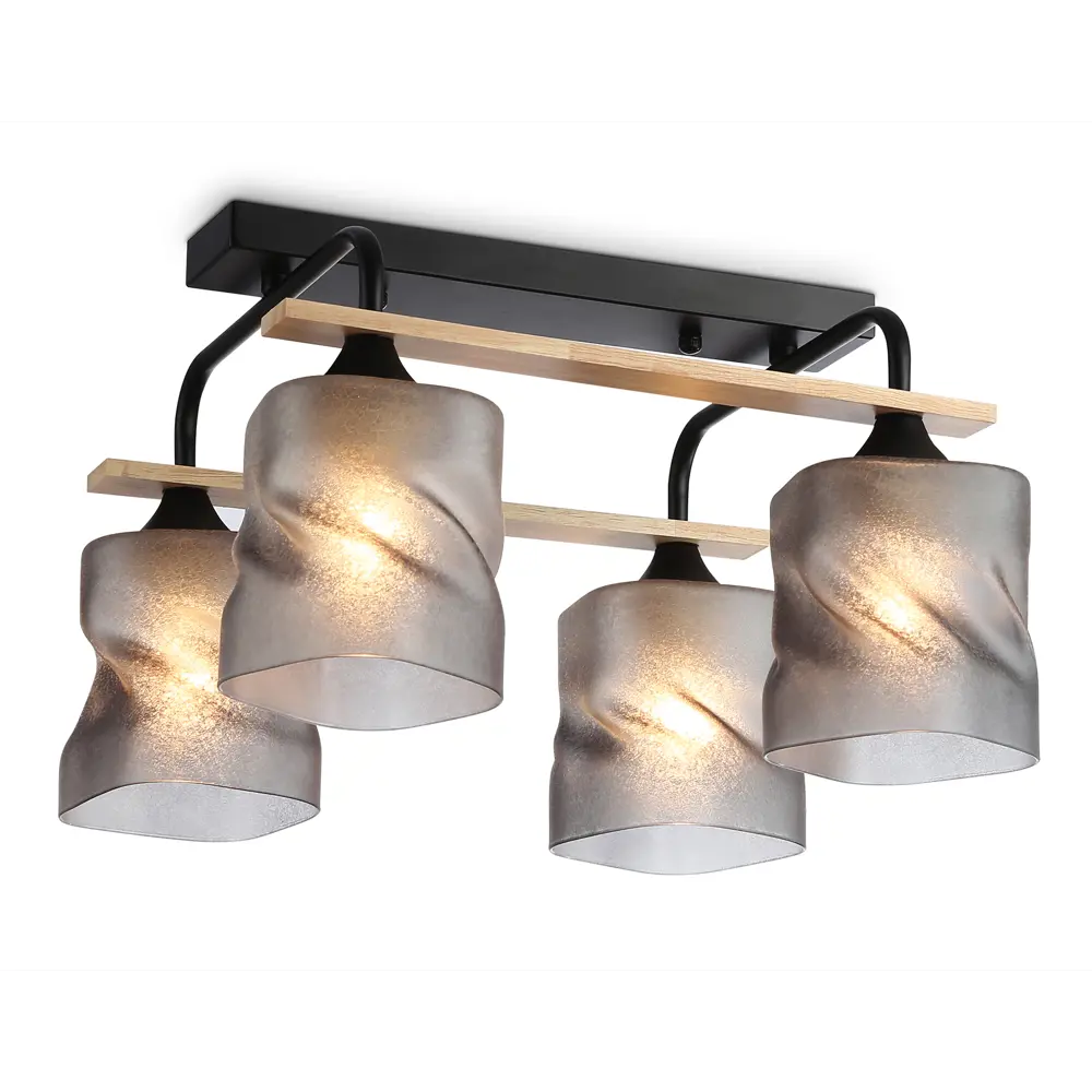 Фото Люстра потолочная Ambrella light Traditional Tr3033249 4 лампы 10 м² цвет дерево черный Фото Люстра потолочная Ambrella light Traditional Tr3033249 4 лампы 10 м² цвет дерево черный