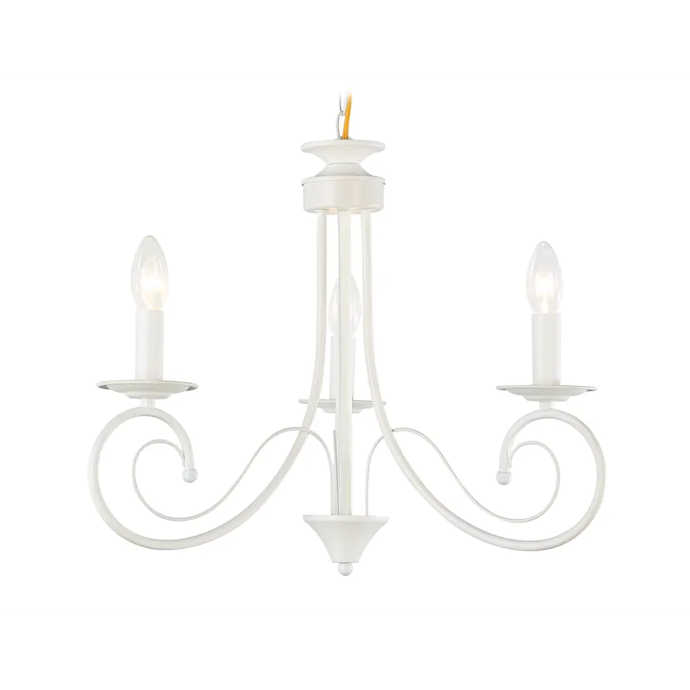 Фото Люстра потолочная Ambrella light Traditional Tr9605 3 лампы 10 м² цвет белый Фото Люстра потолочная Ambrella light Traditional Tr9605 3 лампы 10 м² цвет белый