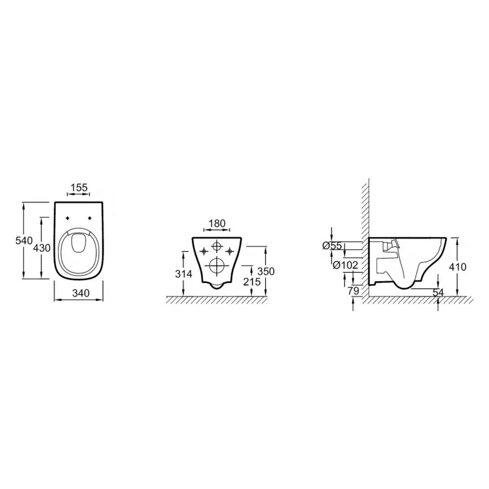 Фото 6 Комплект инсталляция с унитазом Enio 544759 цвет белый Фото 6 Комплект инсталляция с унитазом Enio 544759 цвет белый
