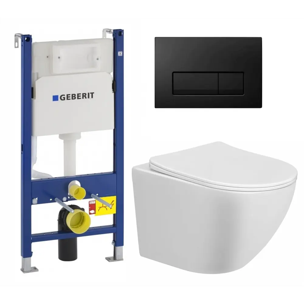 Фото Комплект инсталляция с унитазом Geberit 523022 цвет белый