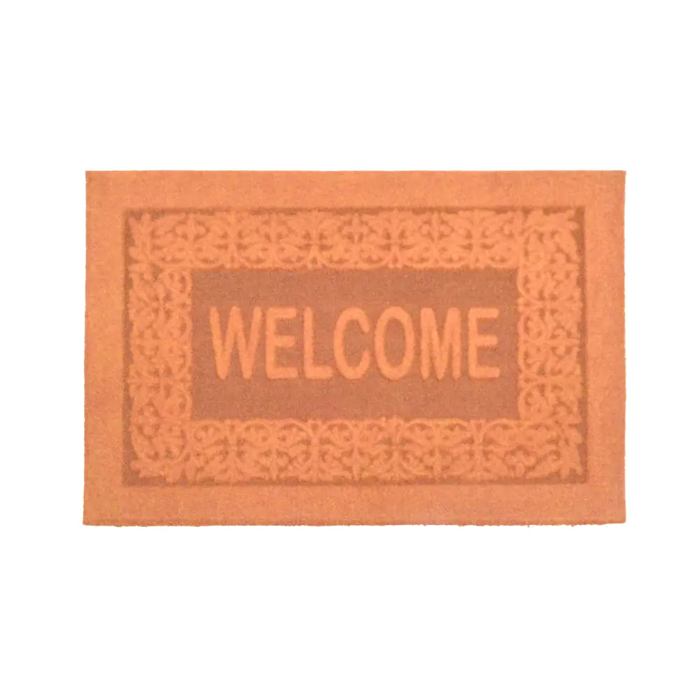 Фото Коврик декоративный Cleopatra Оскар 40х60 см с тиснением темно-бежевый