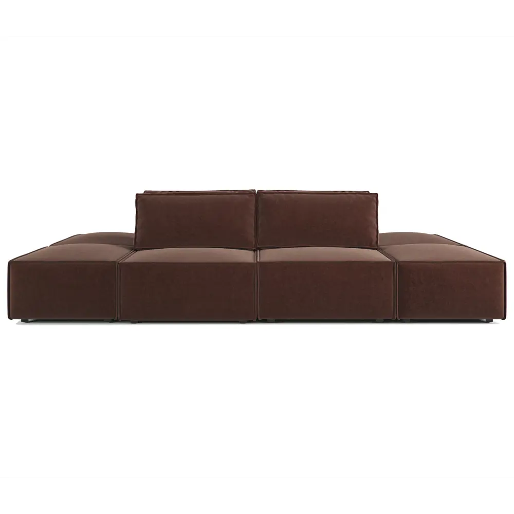 Фото 12 Диван модульный Гамма Шарм 25 правый 116x70x95 см велюр цвет дрим шоколад Фото 12 Диван модульный Гамма Шарм 25 правый 116x70x95 см велюр цвет дрим шоколад