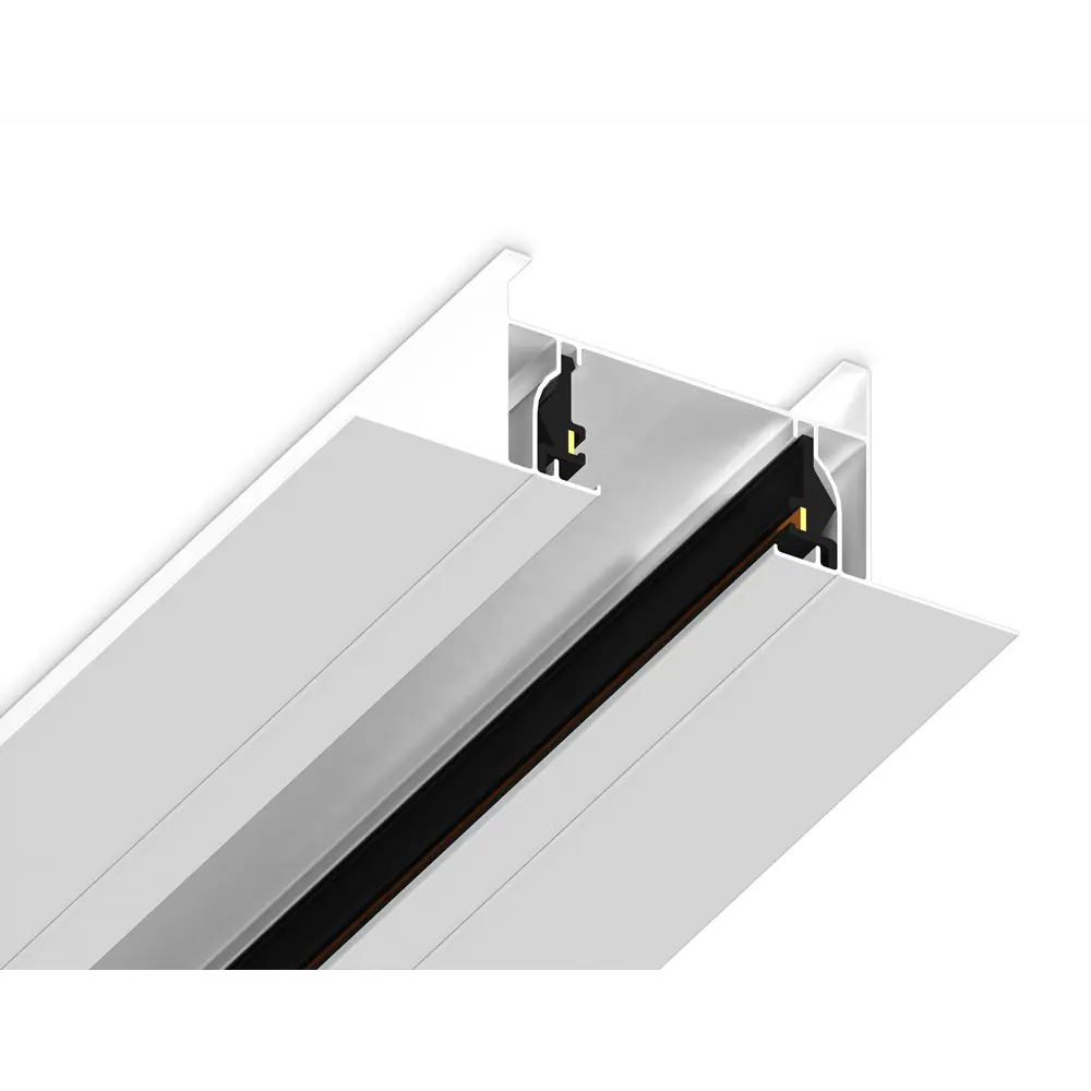 Фото Трековый шинопровод встраиваемый однофазный Ambrella light Gl7121 100 см цвет белый Фото Трековый шинопровод встраиваемый однофазный Ambrella light Gl7121 100 см цвет белый