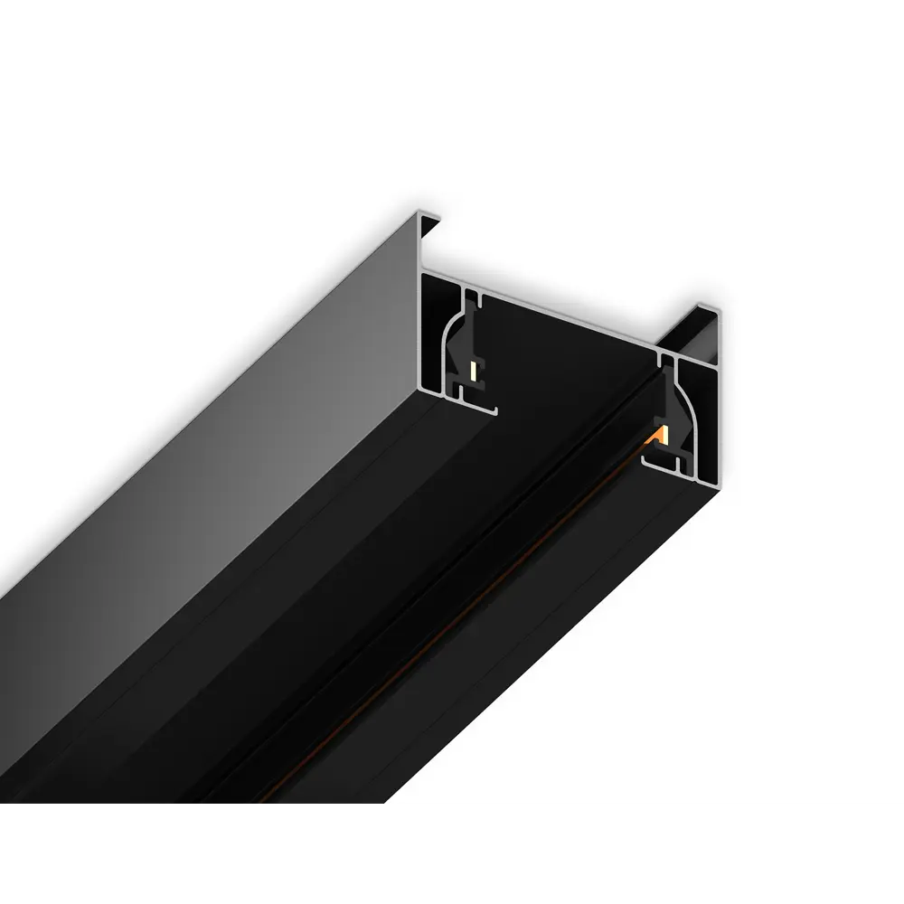 Фото Трековый шинопровод накладной однофазный Ambrella light Gl7102 100 см цвет черный Фото Трековый шинопровод накладной однофазный Ambrella light Gl7102 100 см цвет черный