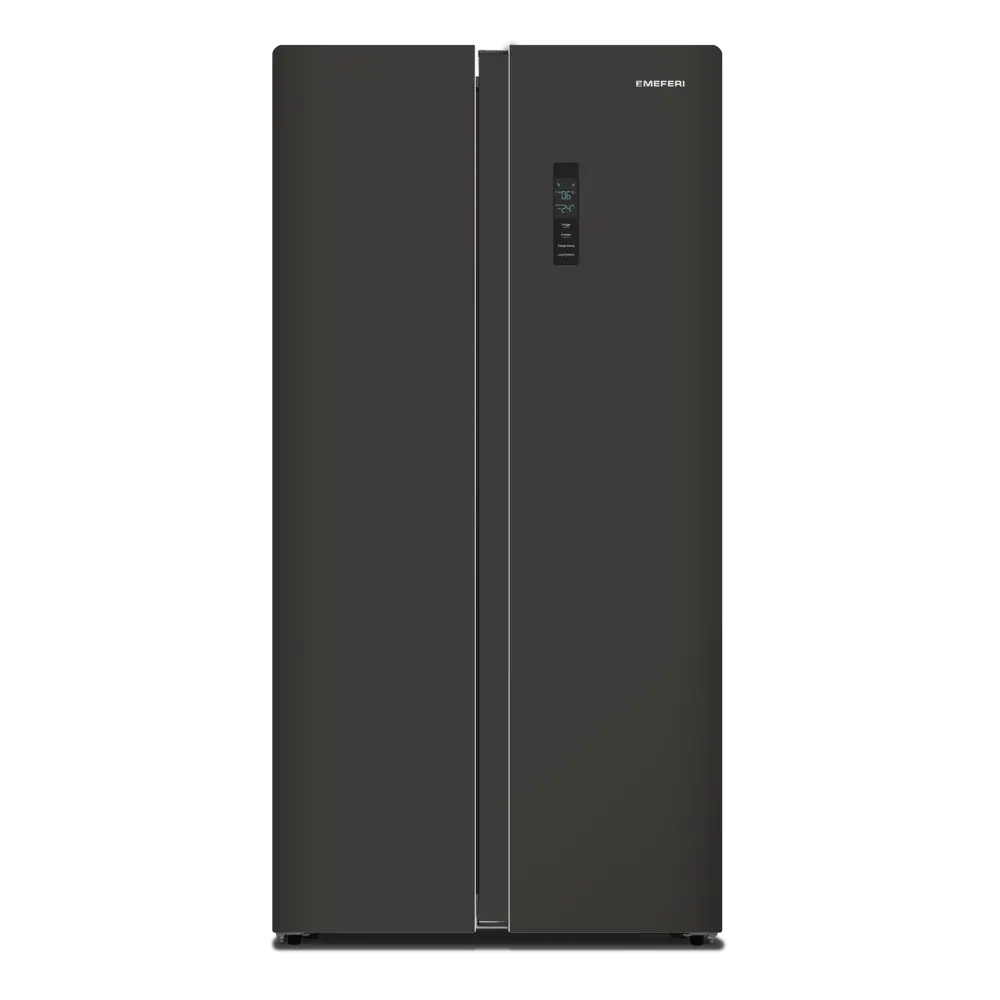 Фото Холодильник Meferi MFR83BLACK IX TOTAL NO FROST SIDE BY SIDE COMFORT 83x180.8 см цвет черный Фото Холодильник Meferi MFR83BLACK IX TOTAL NO FROST SIDE BY SIDE COMFORT 83x180.8 см цвет черный