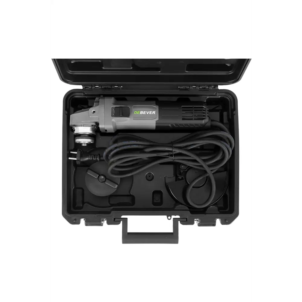 Фото 2 УШМ сетевая Debever DBE-9222B, 1400 Вт, 125 мм Фото 2 УШМ сетевая Debever DBE-9222B, 1400 Вт, 125 мм