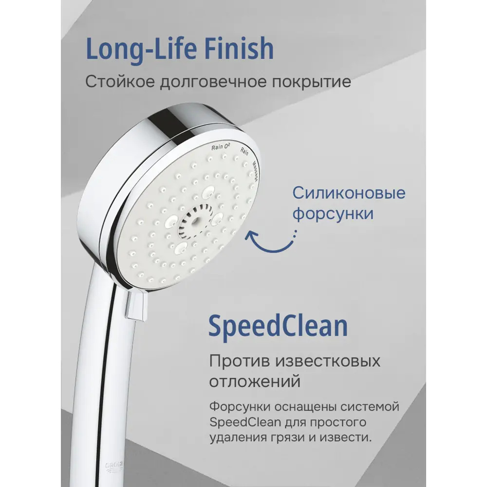 Фото 3 Душевая лейка Grohe Tempesta New 27572002Gr