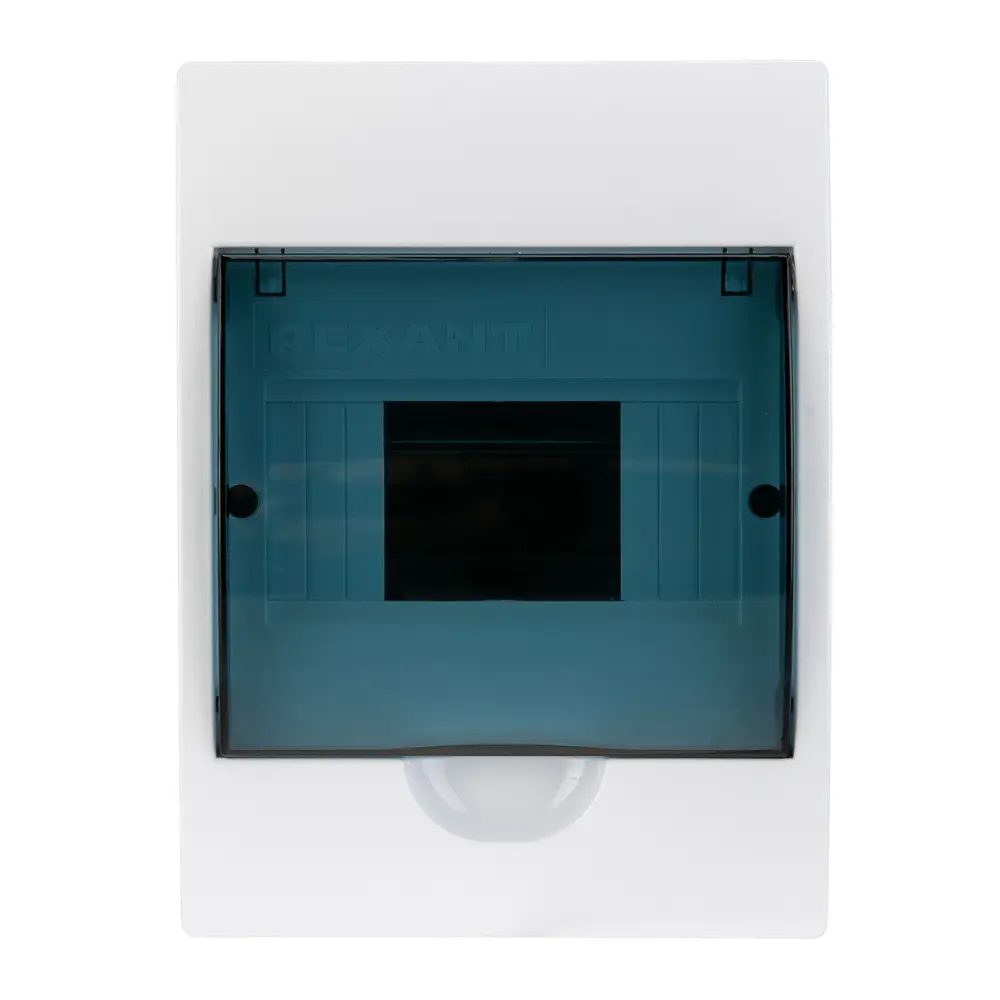 Фото Щит распределительный навесной ЩРН-П-6 Rexant 6 модулей IP41 пластик Фото Щит распределительный навесной ЩРН-П-6 Rexant 6 модулей IP41 пластик