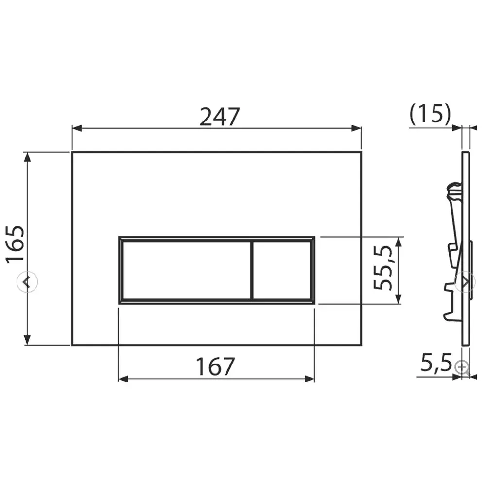 Фото 15 Комплект инсталляция с унитазом Alcaplast 681785 цвет черный Фото 15 Комплект инсталляция с унитазом Alcaplast 681785 цвет черный