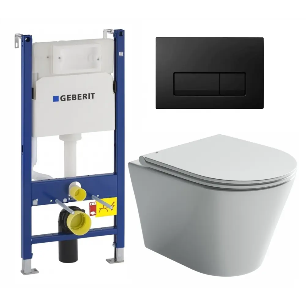 Фото Комплект инсталляция с унитазом Geberit 523032 цвет белый