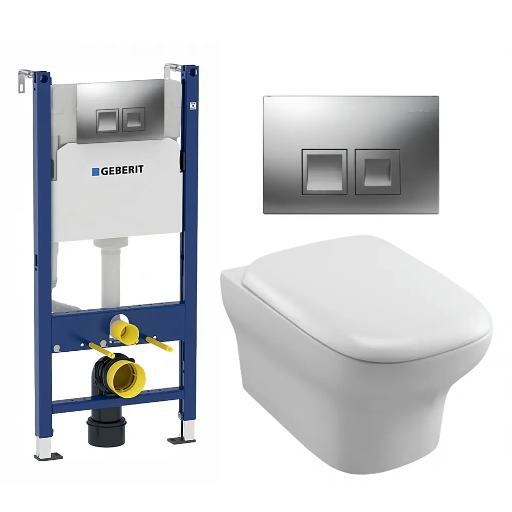 Фото Комплект инсталляция с унитазом Geberit 594744 цвет белый