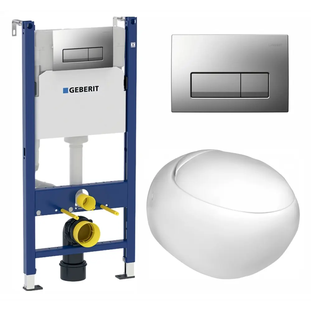 Фото Комплект инсталляция с унитазом Geberit 472141 цвет белый