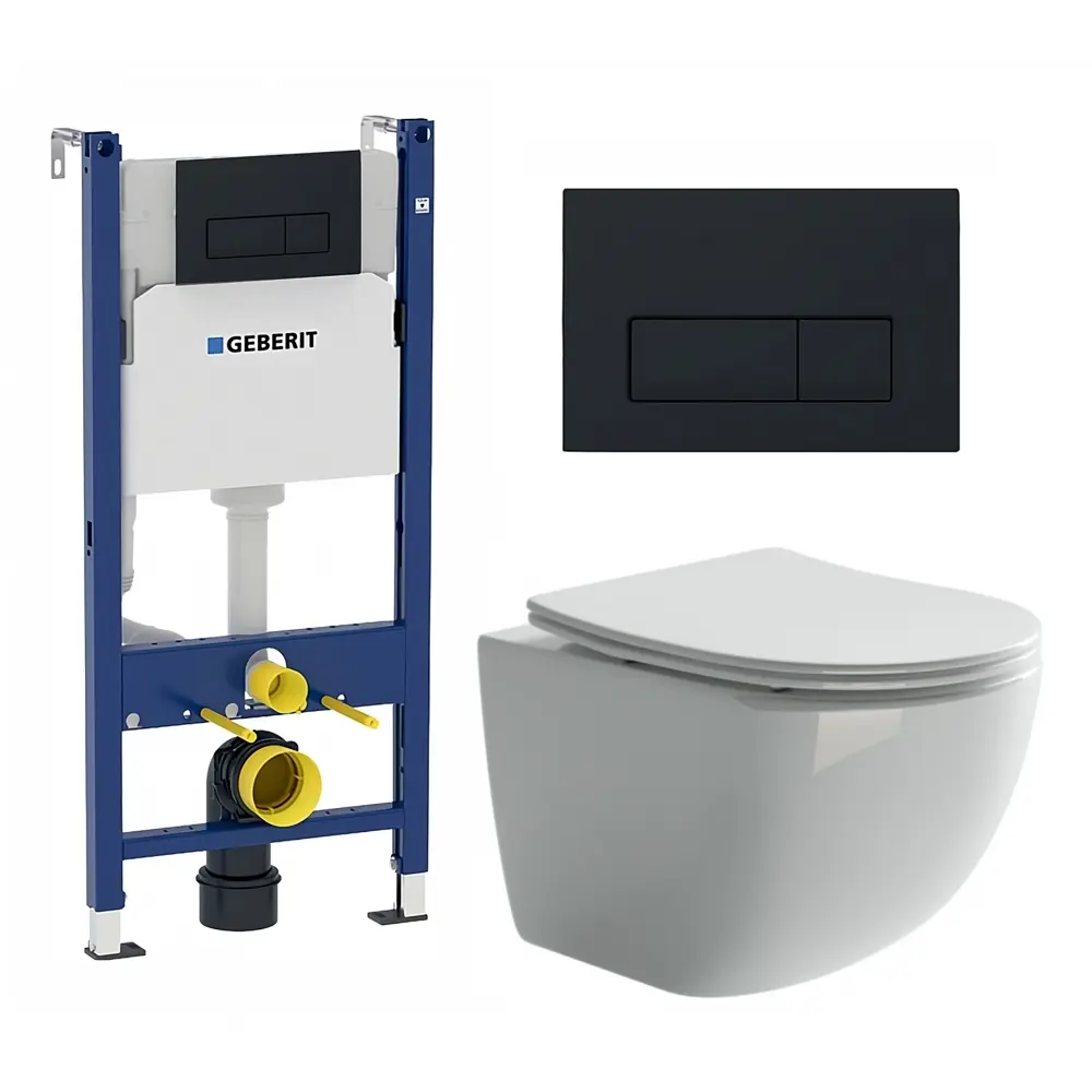 Фото Комплект инсталляция с унитазом Geberit 586833 цвет белый