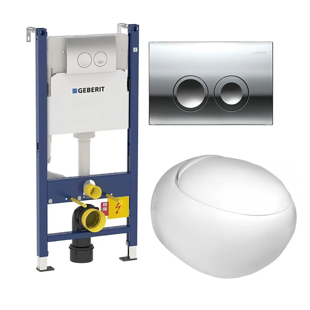 Фото Комплект инсталляция с унитазом Geberit 472111 цвет белый